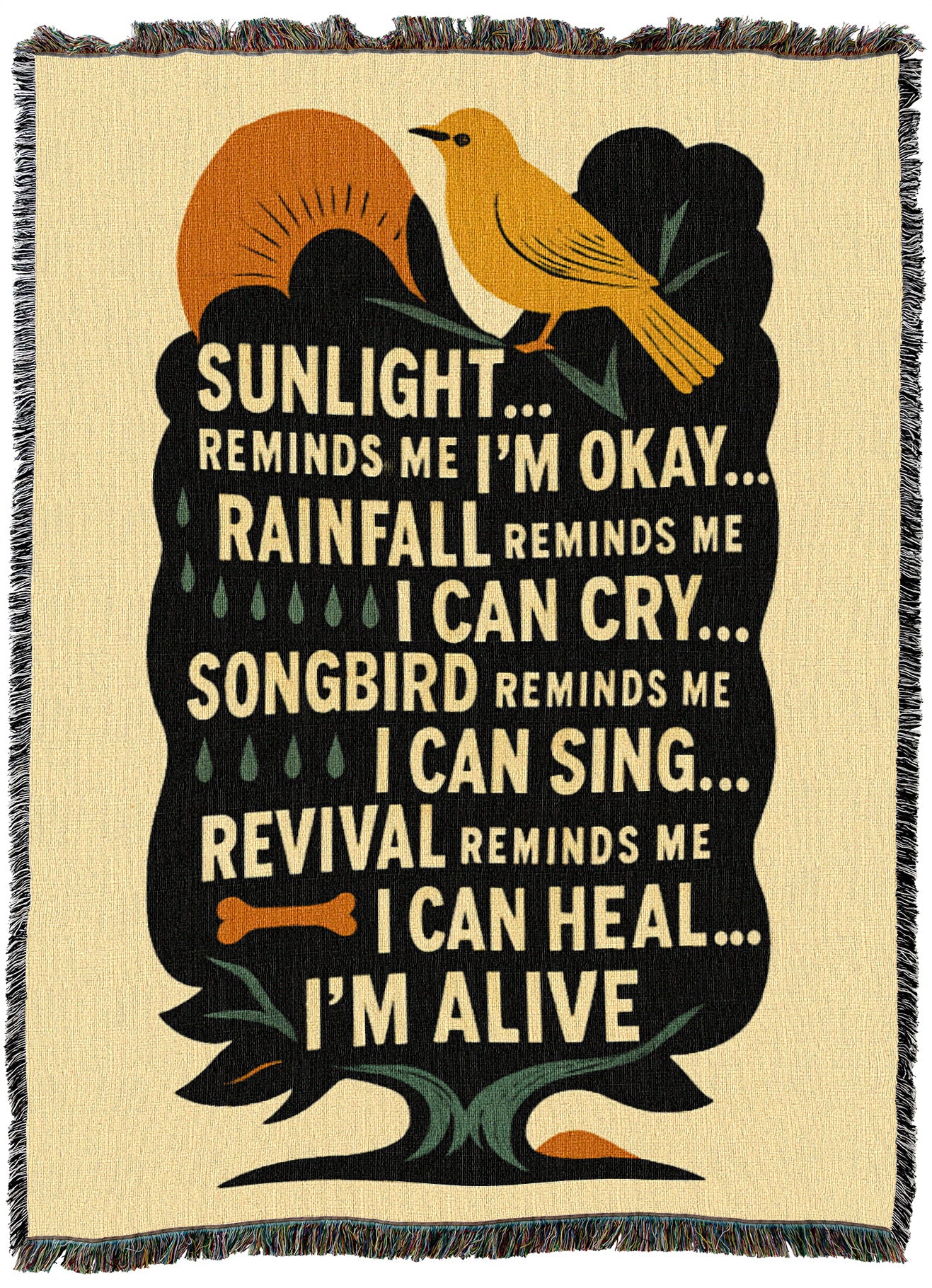Lee DeWyze Decorative Lyric Throw Blankets